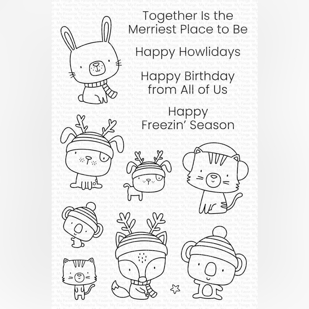 MFT stamps freezin’ season Stamp and Die Set